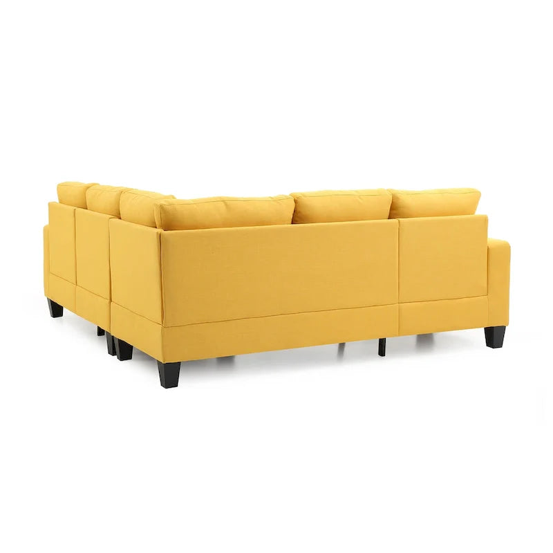 Canapé sectionnel en L 2 pièces Newbury 82 po de large en sergé de polyester - 32 L x 82 l x 35 H