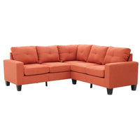 Canapé sectionnel en L 2 pièces Newbury 82 po de large en sergé de polyester - 32 L x 82 l x 35 H