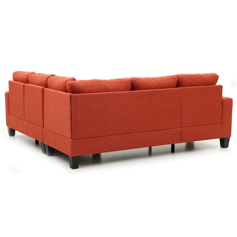 Canapé sectionnel en L 2 pièces Newbury 82 po de large en sergé de polyester - 32 L x 82 l x 35 H