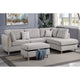 Poundex Furniture Sectionnel 3 pièces en chenille
