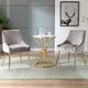 Fauteuil d'appoint contemporain en velours Arcadia (lot de 2)