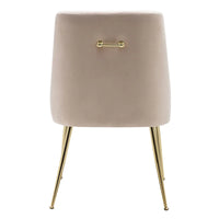 Fauteuil d'appoint contemporain en velours Arcadia (lot de 2)