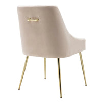 Fauteuil d'appoint contemporain en velours Arcadia (lot de 2)