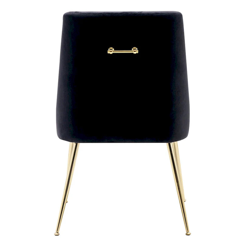 Fauteuil d'appoint contemporain en velours Arcadia (lot de 2)