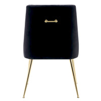 Fauteuil d'appoint contemporain en velours Arcadia (lot de 2)