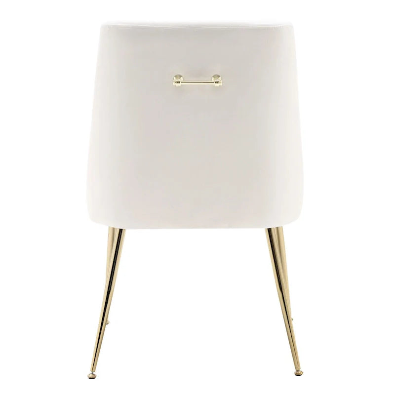 Fauteuil d'appoint contemporain en velours Arcadia (lot de 2)