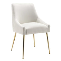 Fauteuil d'appoint contemporain en velours Arcadia (lot de 2)
