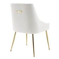 Fauteuil d'appoint contemporain en velours Arcadia (lot de 2)