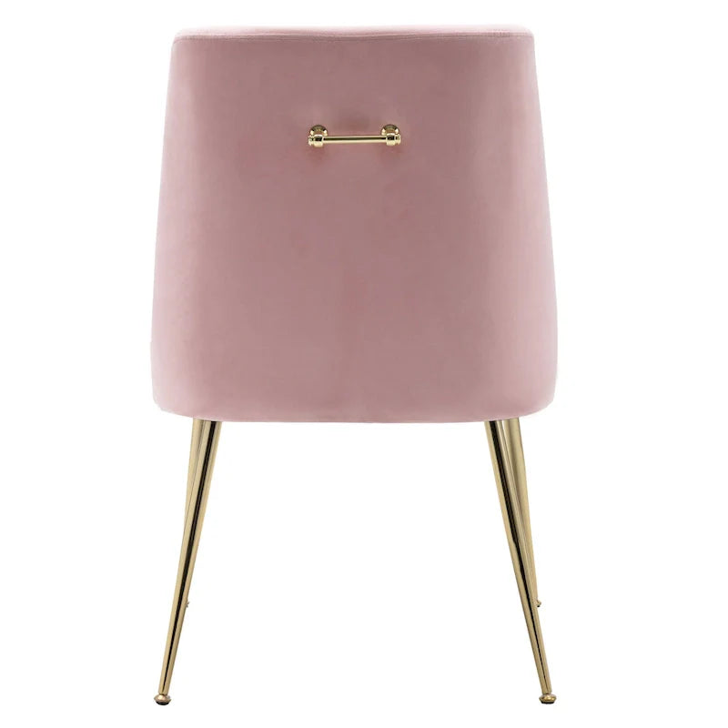 Fauteuil d'appoint contemporain en velours Arcadia (lot de 2)