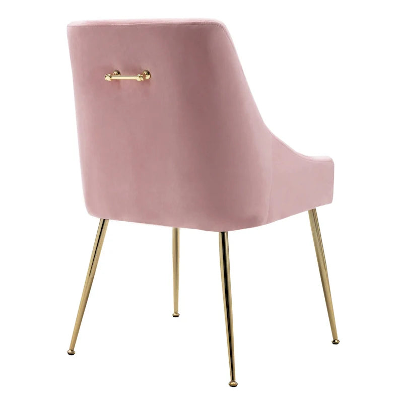 Fauteuil d'appoint contemporain en velours Arcadia (lot de 2)