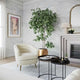 Fauteuil d'appoint en velours Jules par Inspire Me Home Decor - 29 larg. x 32,6 prof. x 31 haut.