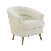 Fauteuil d'appoint en velours Jules par Inspire Me Home Decor - 29 larg. x 32,6 prof. x 31 haut.
