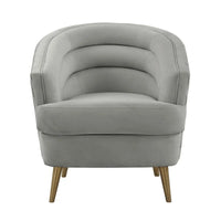 Fauteuil d'appoint en velours Jules par Inspire Me Home Decor - 29 larg. x 32,6 prof. x 31 haut.