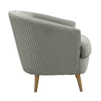 Fauteuil d'appoint en velours Jules par Inspire Me Home Decor - 29 larg. x 32,6 prof. x 31 haut.