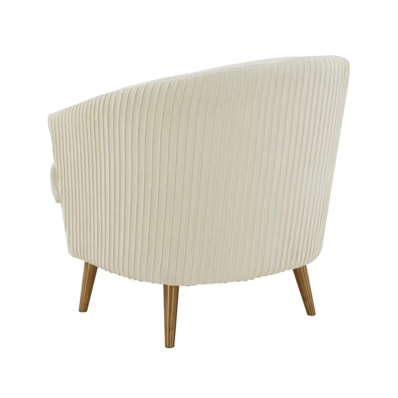 Fauteuil d'appoint en velours Jules par Inspire Me Home Decor - 29 larg. x 32,6 prof. x 31 haut.