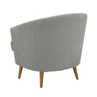 Fauteuil d'appoint en velours Jules par Inspire Me Home Decor - 29 larg. x 32,6 prof. x 31 haut.