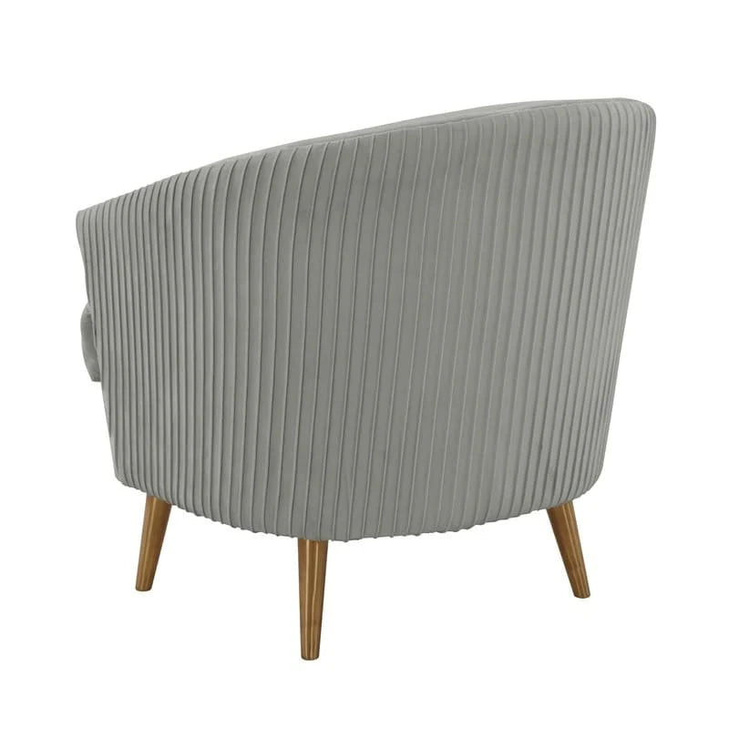 Fauteuil d'appoint en velours Jules par Inspire Me Home Decor - 29 larg. x 32,6 prof. x 31 haut.