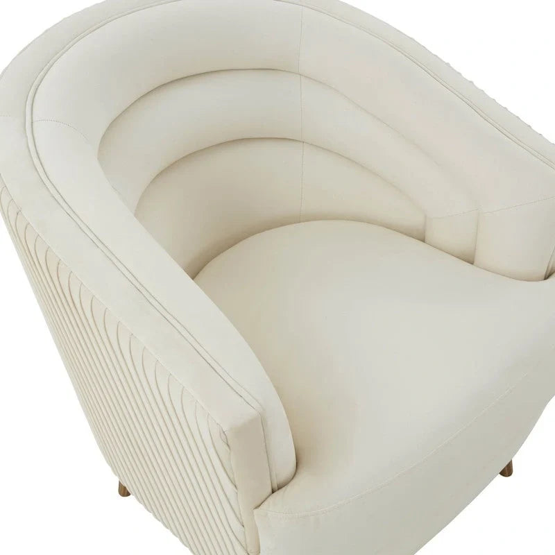 Fauteuil d'appoint en velours Jules par Inspire Me Home Decor - 29 larg. x 32,6 prof. x 31 haut.