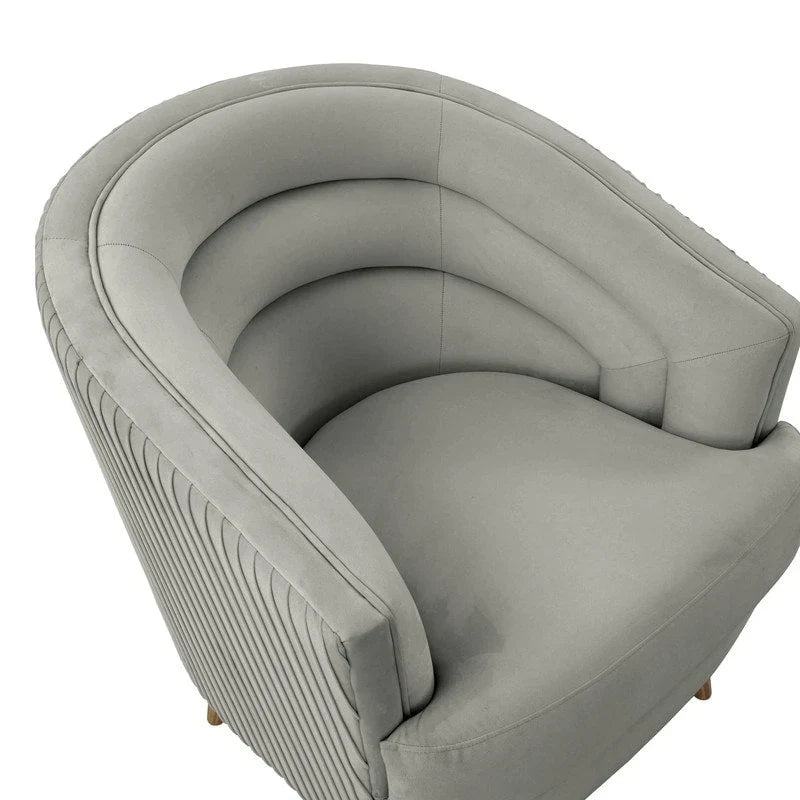 Fauteuil d'appoint en velours Jules par Inspire Me Home Decor - 29 larg. x 32,6 prof. x 31 haut.
