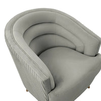 Fauteuil d'appoint en velours Jules par Inspire Me Home Decor - 29 larg. x 32,6 prof. x 31 haut.