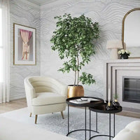 Fauteuil d'appoint en velours Jules par Inspire Me Home Decor - 29 larg. x 32,6 prof. x 31 haut.