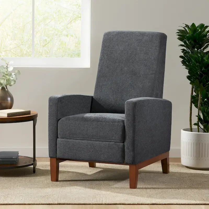 Fauteuil Inclinable à Dossier Poussé Rembourré Kalstrom par Christopher Knight Home