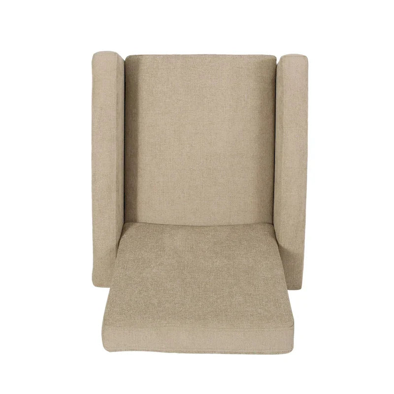 Fauteuil Inclinable à Dossier Poussé Rembourré Kalstrom par Christopher Knight Home