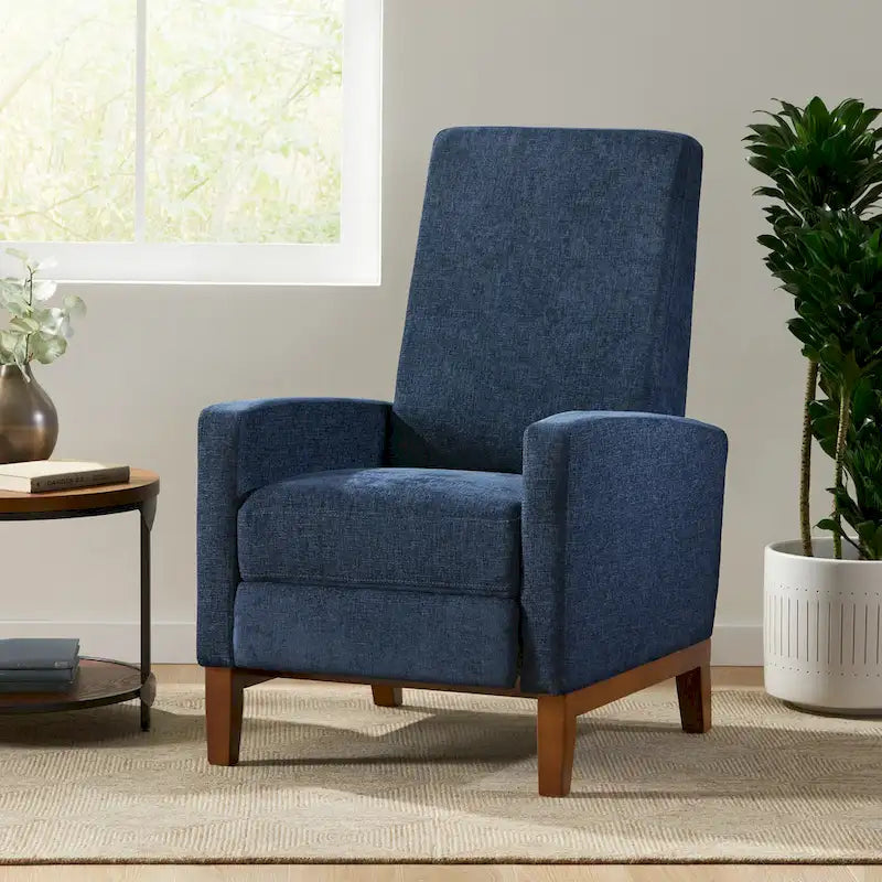 Fauteuil Inclinable à Dossier Poussé Rembourré Kalstrom par Christopher Knight Home