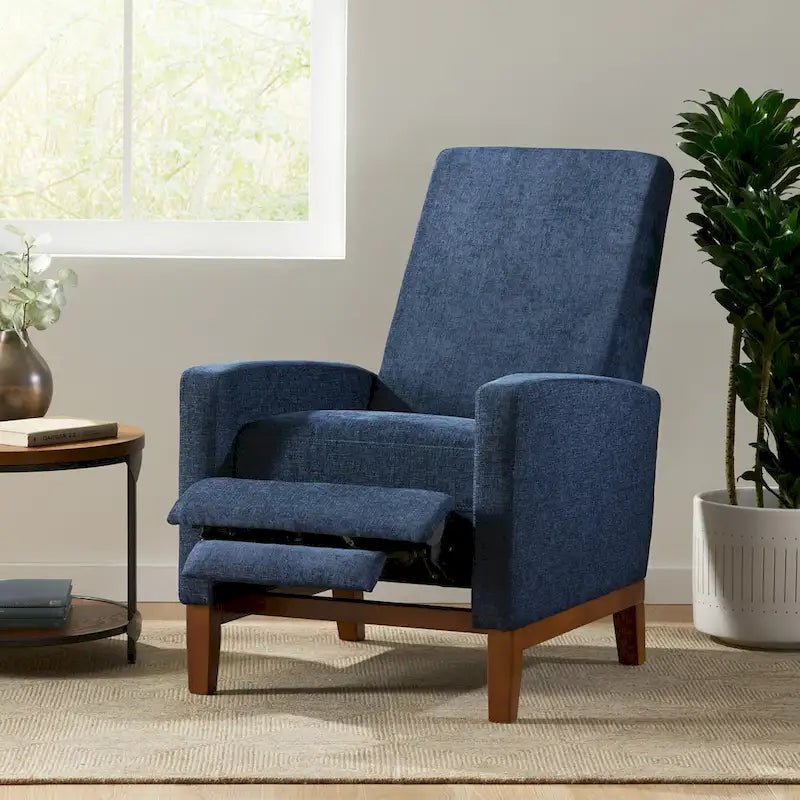Fauteuil Inclinable à Dossier Poussé Rembourré Kalstrom par Christopher Knight Home