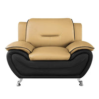 Fauteuil club en similicuir Michael Segura
