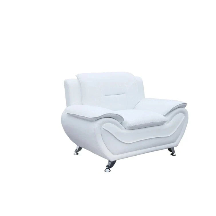 Fauteuil club en similicuir Michael Segura