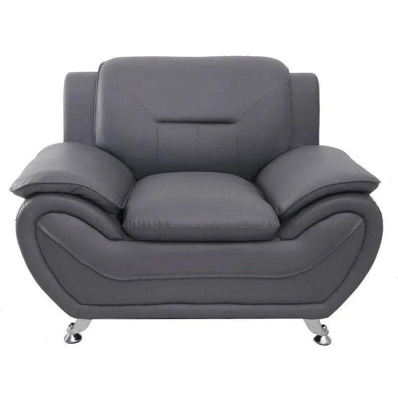 Fauteuil club en similicuir Michael Segura
