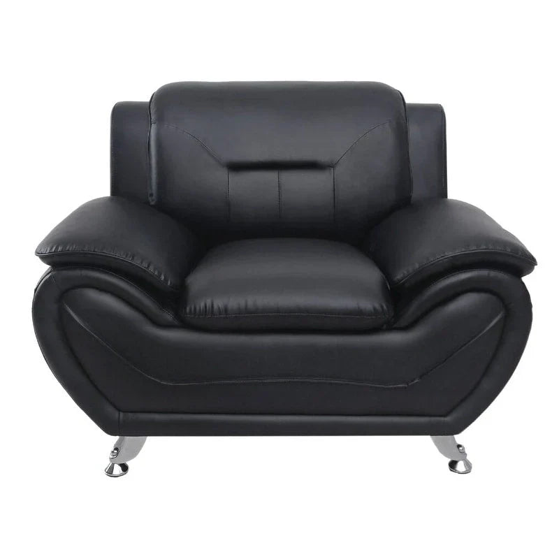 Fauteuil club en similicuir Michael Segura