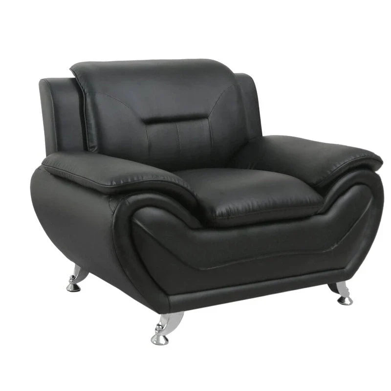 Fauteuil club en similicuir Michael Segura