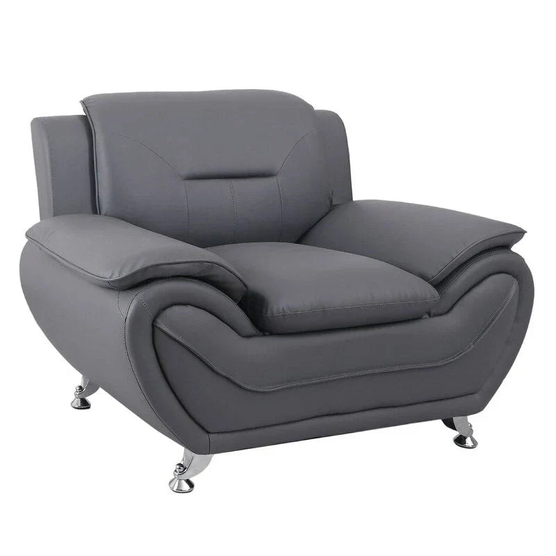 Fauteuil club en similicuir Michael Segura
