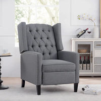 Fauteuil Inclinable Manuel à Oreilles Large - 34.45 x 27.16 x 40.55 pouces