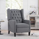 Fauteuil Inclinable Manuel à Oreilles Large - 34.45 x 27.16 x 40.55 pouces