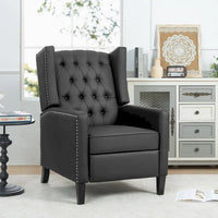 Fauteuil Inclinable Manuel à Oreilles Large - 34.45 x 27.16 x 40.55 pouces