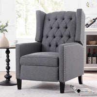 Fauteuil Inclinable Manuel à Oreilles Large - 34.45 x 27.16 x 40.55 pouces