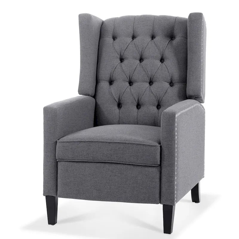 Fauteuil Inclinable Manuel à Oreilles Large - 34.45 x 27.16 x 40.55 pouces