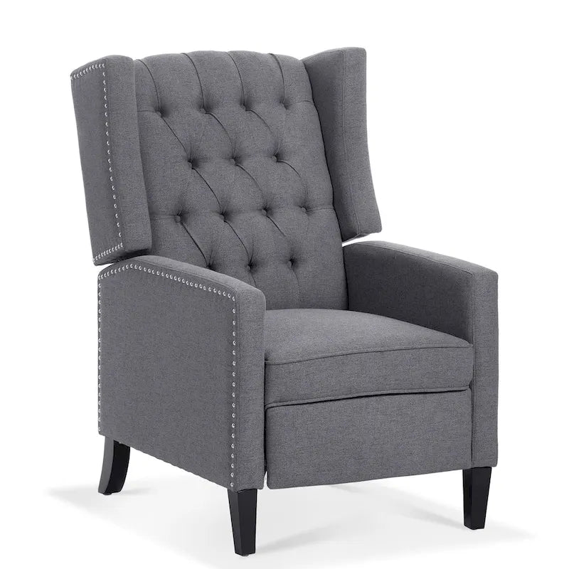 Fauteuil Inclinable Manuel à Oreilles Large - 34.45 x 27.16 x 40.55 pouces