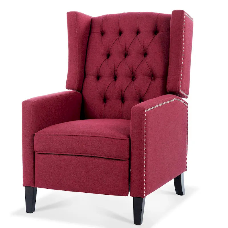 Fauteuil Inclinable Manuel à Oreilles Large - 34.45 x 27.16 x 40.55 pouces