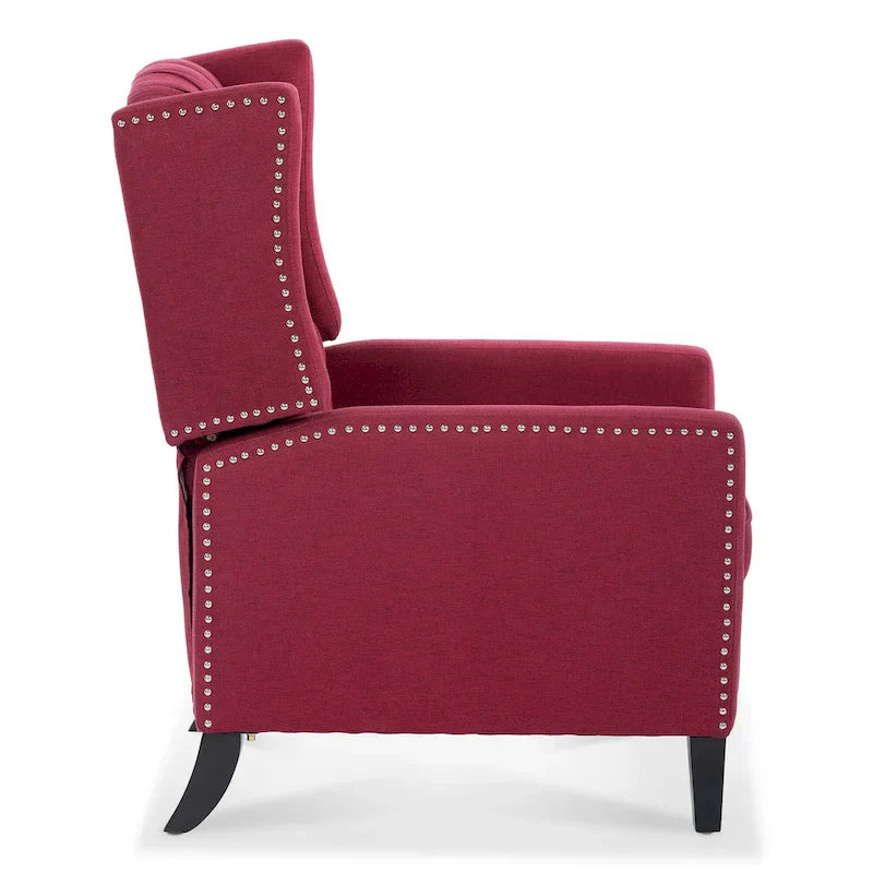 Fauteuil Inclinable Manuel à Oreilles Large - 34.45 x 27.16 x 40.55 pouces