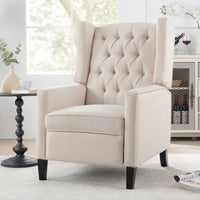 Fauteuil Inclinable Manuel à Oreilles Large - 34.45 x 27.16 x 40.55 pouces