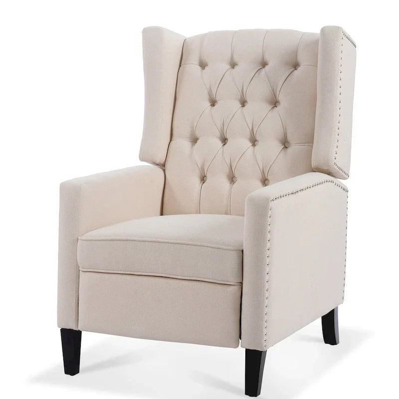 Fauteuil Inclinable Manuel à Oreilles Large - 34.45 x 27.16 x 40.55 pouces