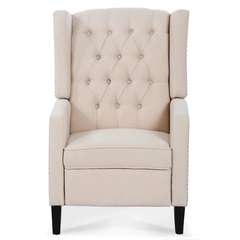 Fauteuil Inclinable Manuel à Oreilles Large - 34.45 x 27.16 x 40.55 pouces