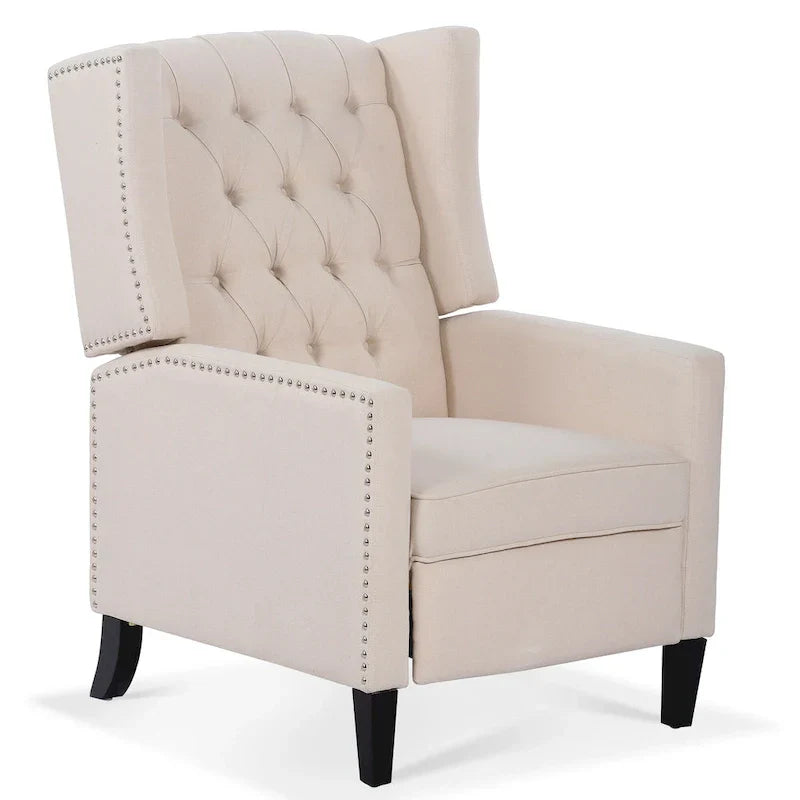 Fauteuil Inclinable Manuel à Oreilles Large - 34.45 x 27.16 x 40.55 pouces
