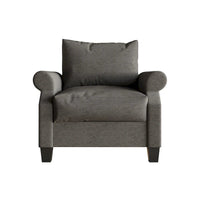 Fauteuil rembourré en lin classique CraftPorch