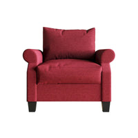 Fauteuil rembourré en lin classique CraftPorch