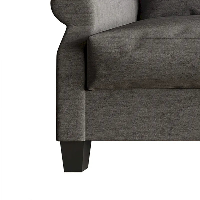 Fauteuil rembourré en lin classique CraftPorch